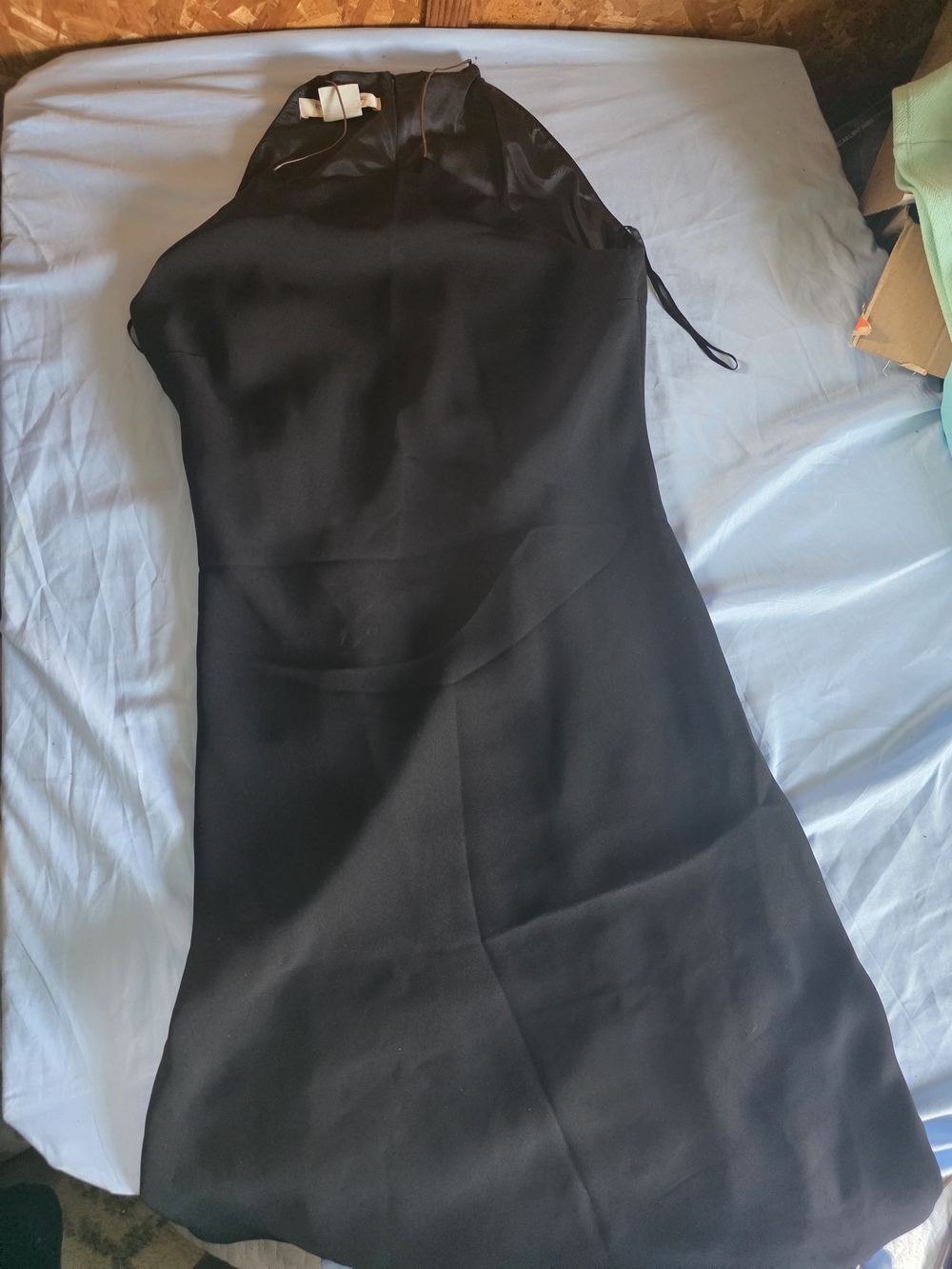 Evan Picone Black Halter Neck Evening Dress